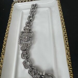 #13 $125 Chloe & Isabel Silver Crystal Link Bracelet - Women Jewelry
